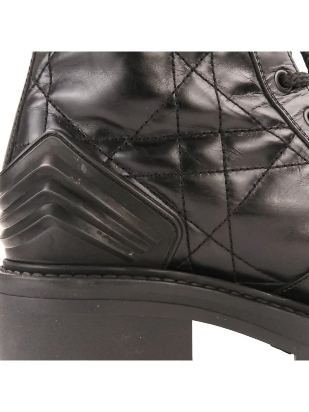 Dior D-leader Cannage Leather Quilted Boots Black